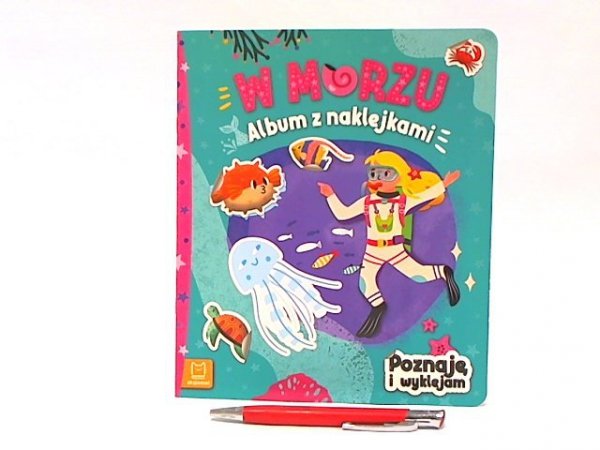 AKSJOMAT Poznaję i wyklejam Album z nakl.W morzu 31628
