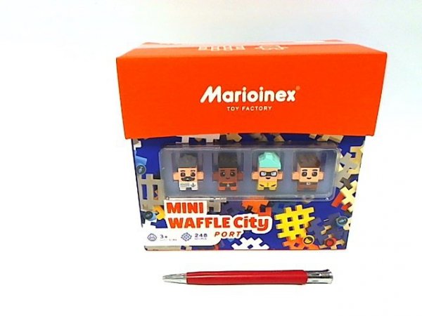 MARIOINEX Klocki wafle mini Port 248el 04176