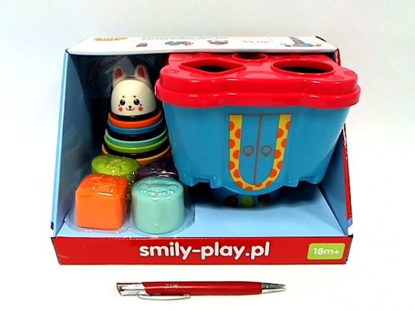 ANEK - SMILY PLAY Zamek króliczka piramidka SmilyPlay SP83667