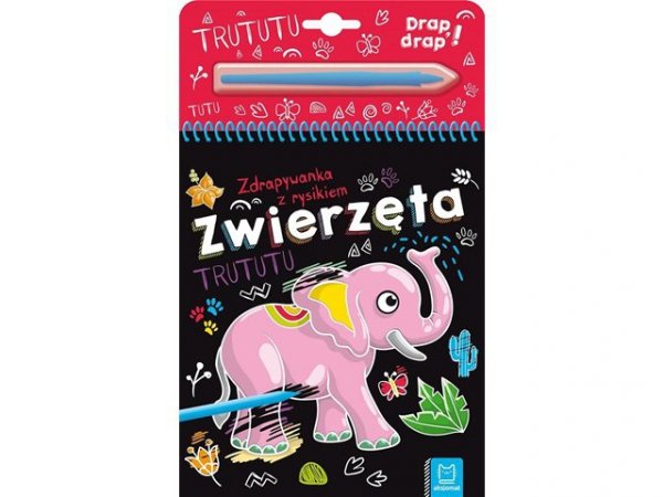 AKSJOMAT Zdrapywanka z rysikiem Zwierzęta 31734