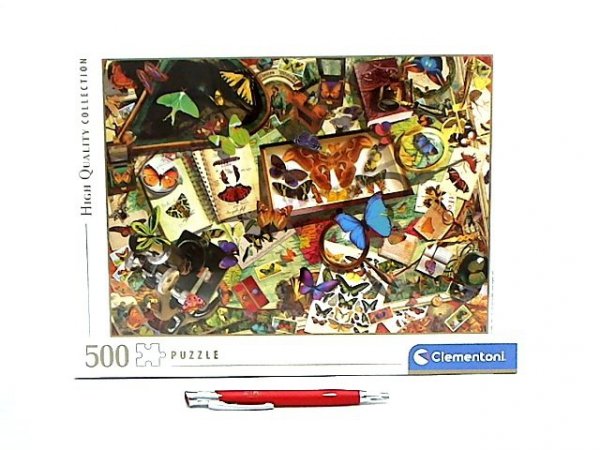 CLEMENTONI CLE puzzle 500 HQ The ButterflyCollector 35125
