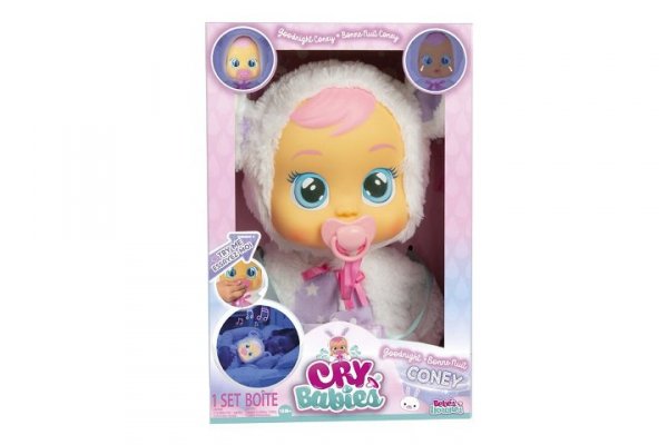 TM TOYS Cry Babies Good Night Coney Króliczek 93140