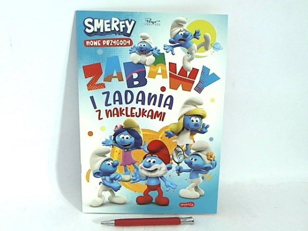 HARPERCOLLINS Zabawy i zadania z naklejk.Smerfy Nowe przyg.71295