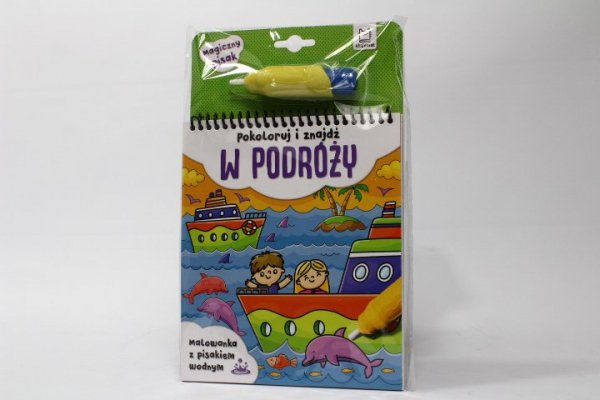 AKSJOMAT Malowanka z pisakiem wodnym... w podróży 33820