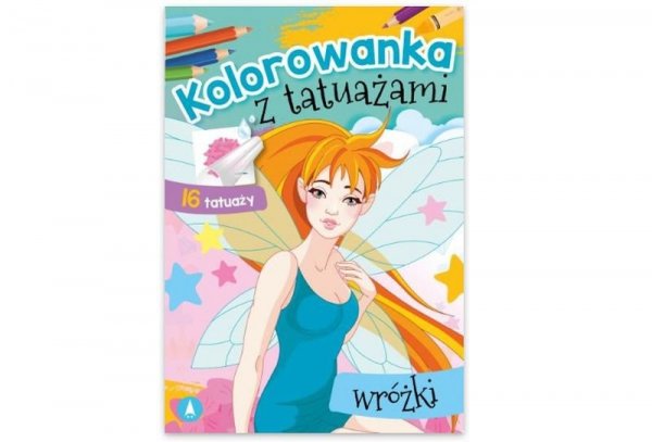 SKRZAT-WYDAWNICTWO Kolorow.z tatuaż.Wróżki 72976 