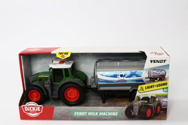 SIMBA Dickie Fendt ciągnik/przyczepa mleko 373-4000