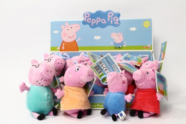 SIMBA Świnka Peppa pluszak z zawieszką 926-1000