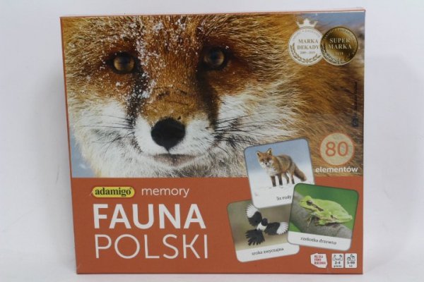 ADAMIGO Fauna Polski Gra memory Adamigo 07738