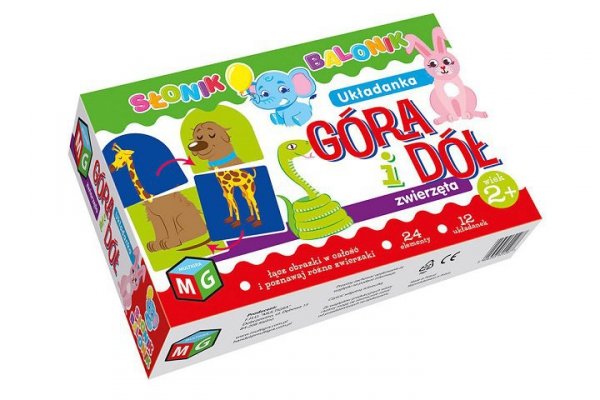 MULTIGRA Słonik Balonik Góra i dół Zwierzęta 01454