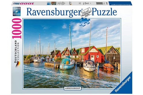RAVENSBURGER RAV puzzle 1000 Kolorowy port w Niemczech 17092