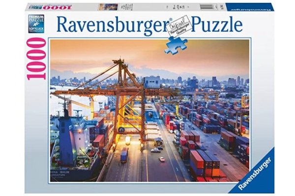 RAVENSBURGER RAV puzzle 1000 Port kontenerowy w Hamburgu 17091