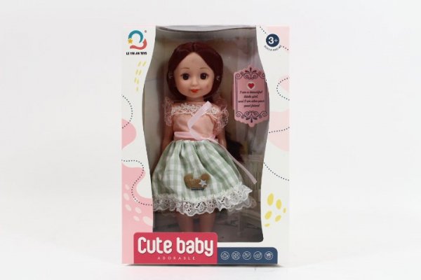 MZ-IMPORT Lalka 27 cm w sukience 500-6 09363