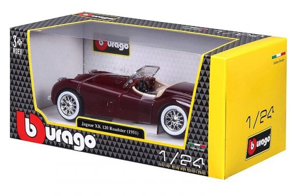 BBU BBU 1:24 Jaguar XK 120 Roadster red 22018RD 08018