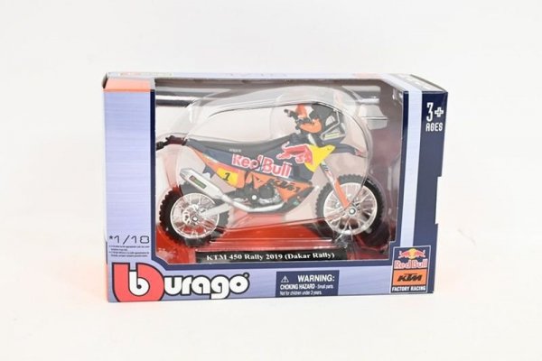 BBU BBU 1:18 RedBull KTM 450 Rally 51086 15153
