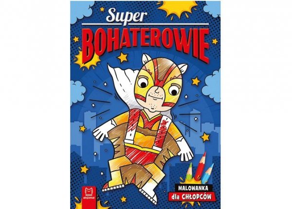 AKSJOMAT Superbohaterowie Malowanka dla chłopców 36531