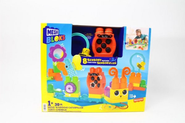 MATTEL MEGA BLOKS aktyw.gąsieniczka d/ciągn.HKN44 3