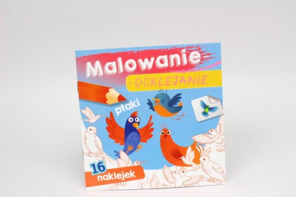 SKRZAT-WYDAWNICTWO Malowanie-doklejanie Ptaki 71368 