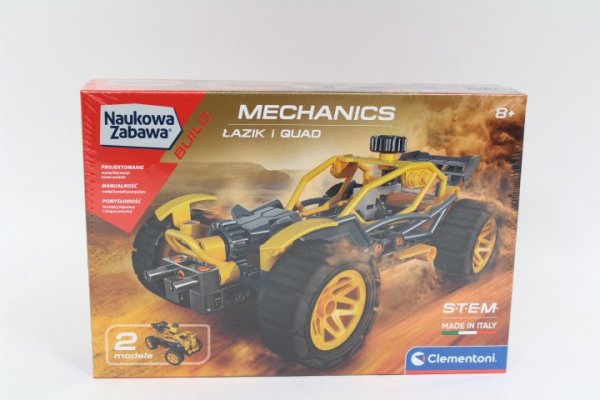 CLEMENTONI - ZABAWKI CLE Labo.mechaniki - Łazik i Quad 50796
