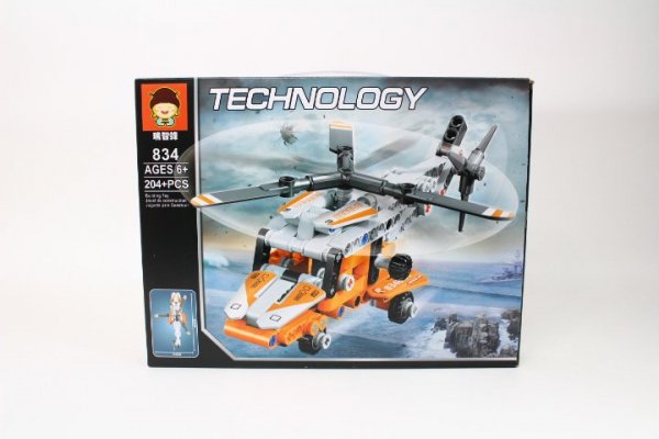 BIGTOYS Klocki helikopter 204el BKLO7754 27754