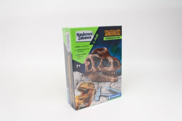 CLEMENTONI - ZABAWKI CLE Naukowa zabawa Skamieniał.czaszka T-Rexa 50790
