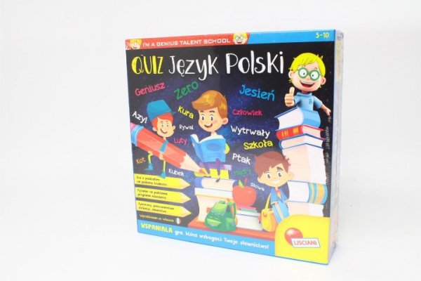 DANTE Lisciani I_m a genius Quiz Język polski 54350
