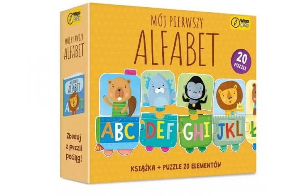 FOKSAL Książka i puzzle Mój pier.alfabet 20el 98602