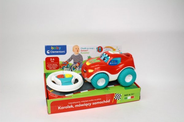 CLEMENTONI - ZABAWKI CLE BABY Karolek samochód na pilota 50803