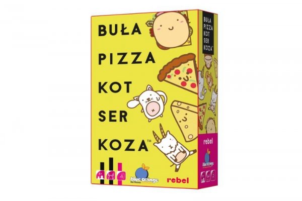 REBEL Rebel gra Buła,Pizza,Kot,Ser,Koza 14819