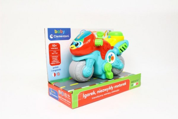 CLEMENTONI - ZABAWKI CLE BABY Igorek niezwykły motorek 50801