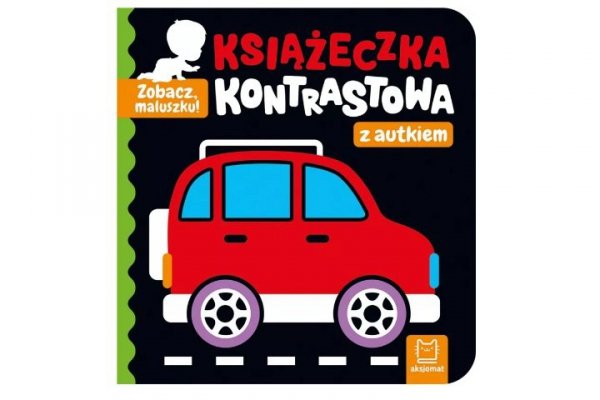 AKSJOMAT Zobacz, maluszku! Książeczka kont.z autkiem 35770