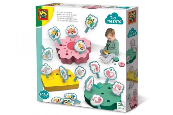 SES CREATIVE SES Sortuj+zbieraj pasujące zwierzęta 13134 31340