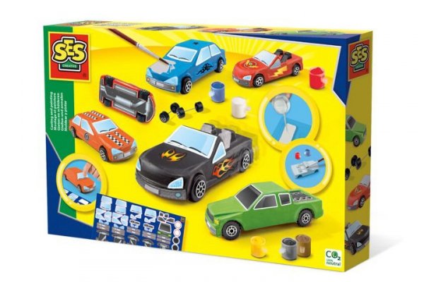 SES CREATIVE SES Zrób odlew i pomaluj samochód 01401 14018