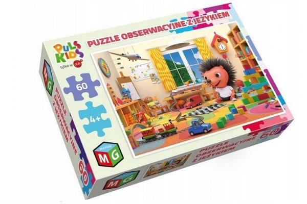 MULTIGRA Puzzle obserwacyjne z jeżykiem 60 05105
