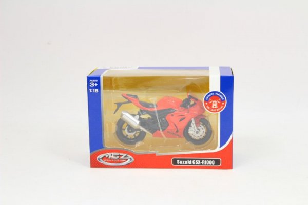 DAFFI Model MSZ 1:18 Suzuki GSX-R1000 czerw 33174