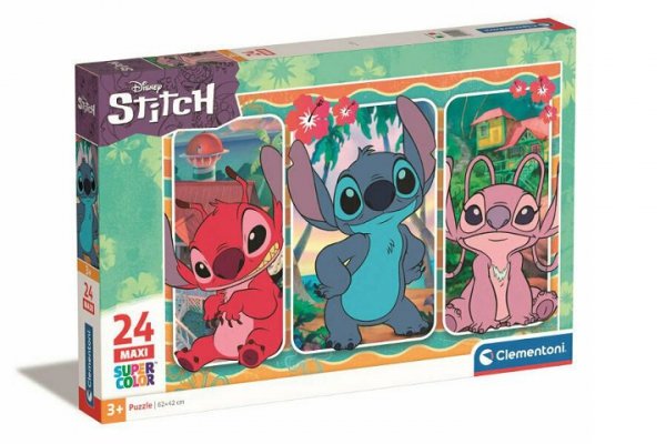 CLEMENTONI CLE puzzle 24 maxi Disney Stitch 24029