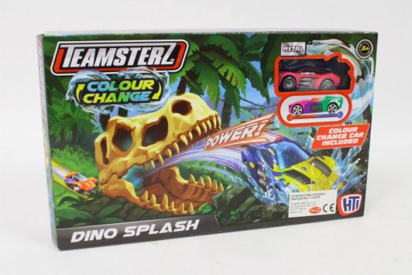 HTI - TEAMSTERZ TEAMSTERZ wyrzutnia czaszka dino+auto 1417552