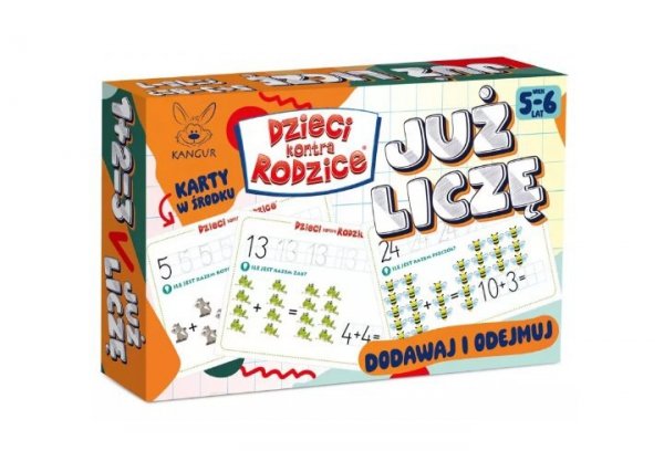 KANGUR - GRY Dzieci kontra rodzice gra Już liczę 5-6 40094