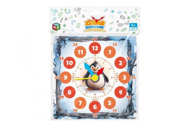 MULTIGRA Zegar edukacyjny Pingwinek 05181