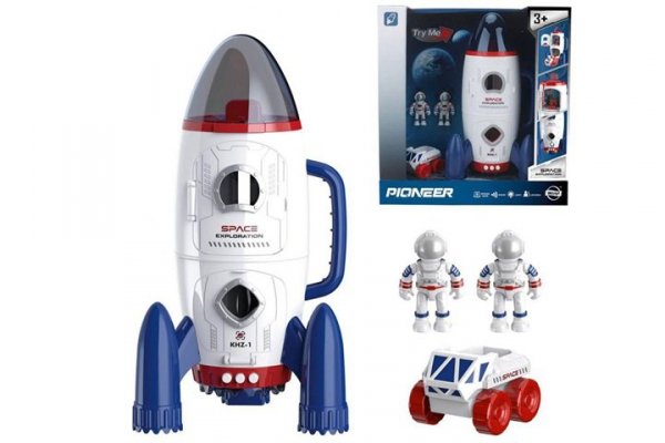 MADEJ Duża rakieta kosm św/dźw+2kosm+pojazd 009640 57432