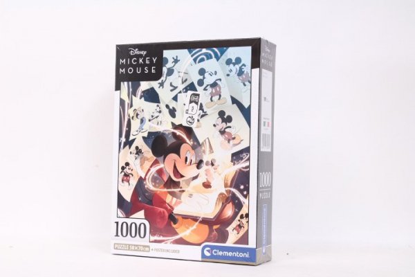 CLEMENTONI CLE puzzle 1000 Compact MickeyMouse celebrat 39811