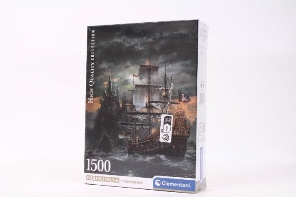 CLEMENTONI CLE puzzle 1500 Compact The pirates ship 31719