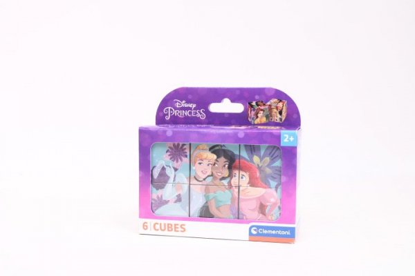 CLEMENTONI - PUZZLE CLE Cubi klocki 6 Princess 40660