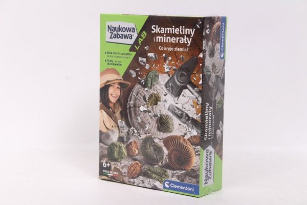 CLEMENTONI - ZABAWKI CLE Naukowa Zabawa Skamieliny i minerały 50866