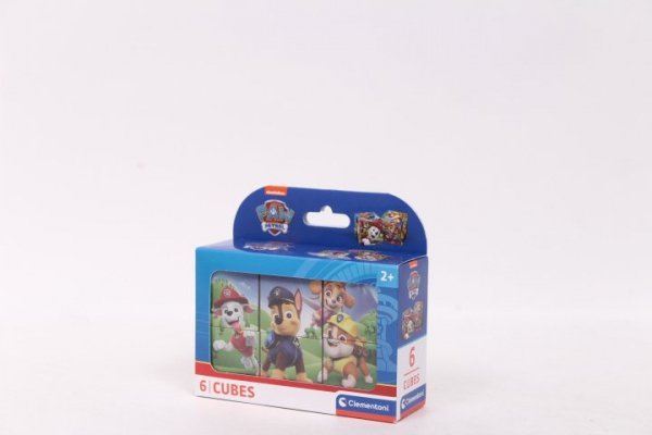 CLEMENTONI - PUZZLE CLE Cubi klocki 6 Psi Patrol 40658