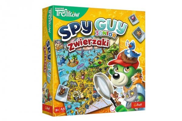 TREFL - GRY REKLAMOWANE GRA Spy Guy Junior Zwierzaki 02595    8