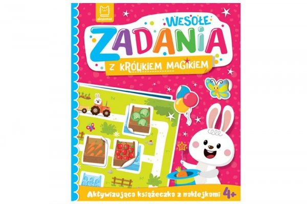 AKSJOMAT Wesołe zadania z królikiem magikiem 4+ 38993