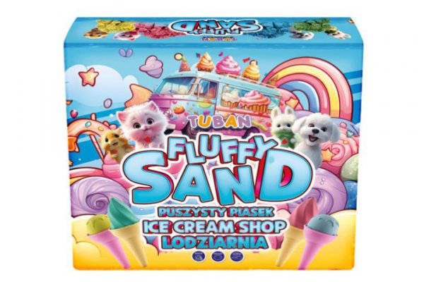 TUBAN TUBAN piasek Fluffy zestaw lodziarnia TU3788 37888