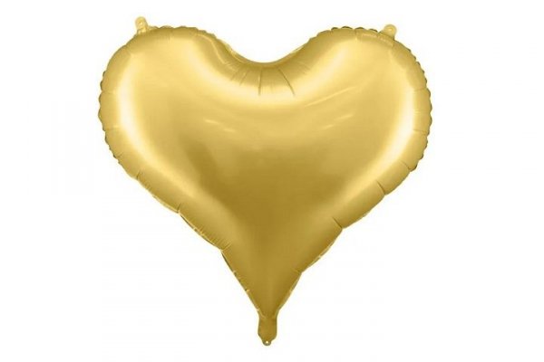 PARTYDECO Balon foliowy Serce 75x645cm złoty 05389