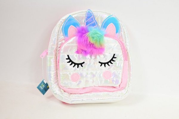 STNUX STNUX Plecak puffy Unicorn biał STN8738 98738