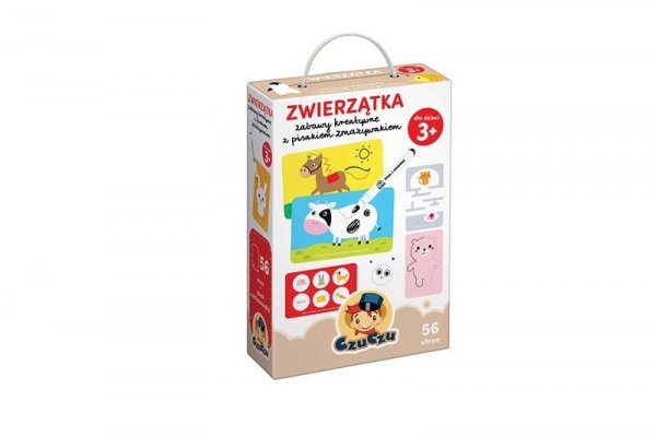 CzuCzu CzuCzu Zwierzątka Zabawy kreat.+pisak zmazyw.73555